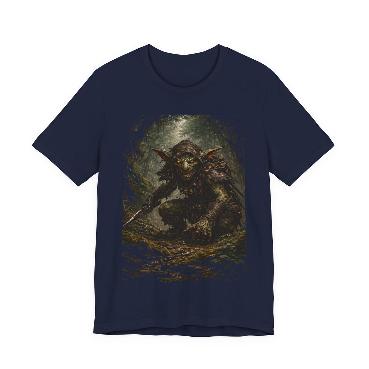 Goblin Warrior Graphic Tee — Dark Fantasy Monster T‑Shirt