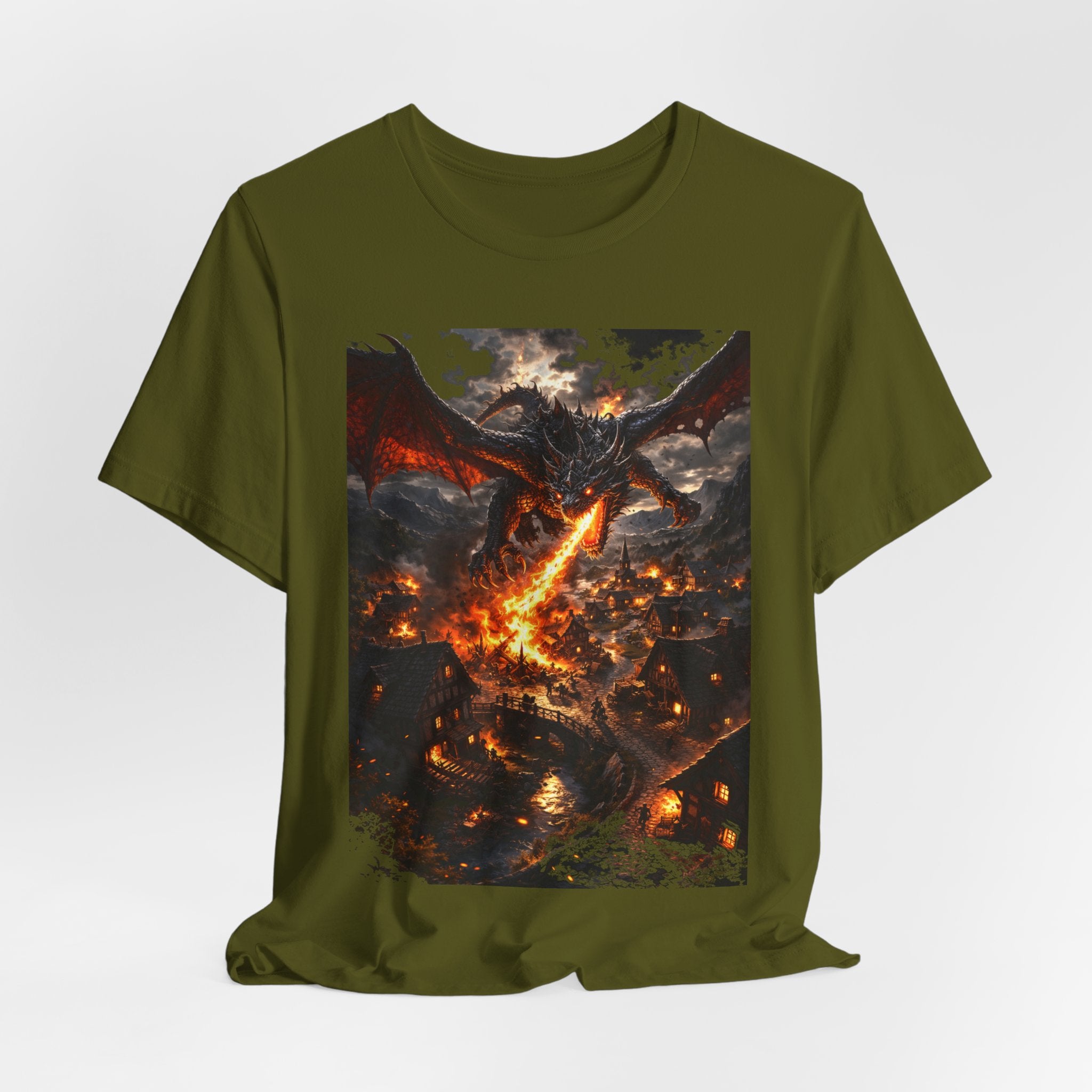 Dragon Fire T‑Shirt — Epic Fire‑Breathing Dragon Graphic Tee