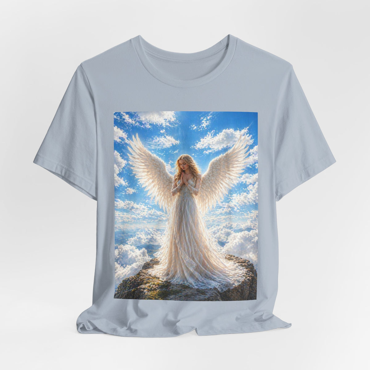 Angel Wings T-Shirt — Serene Guardian Angel Graphic Tee