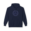 Viking Helm Emblem Hoodie — Norse Rune Knot Medallion-The Triple Horn of Odin – The Horn Triskelion