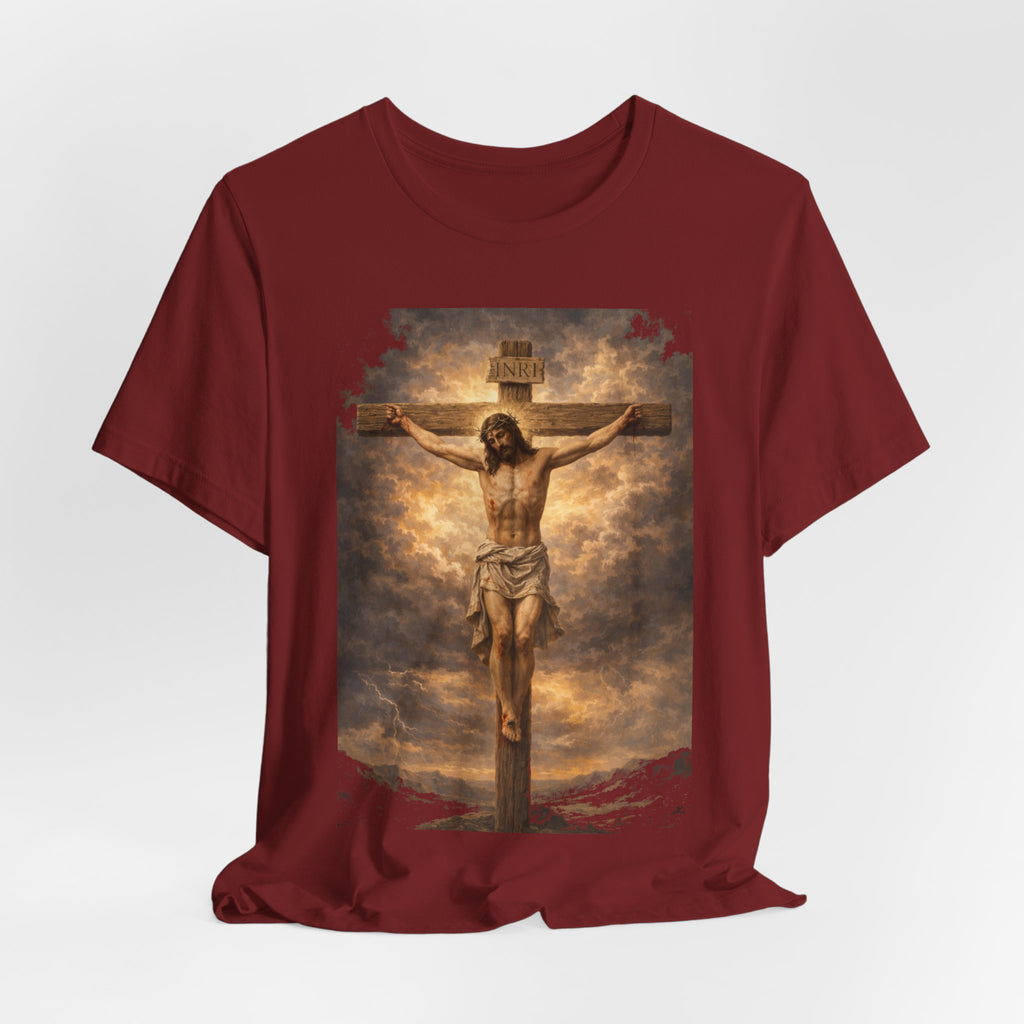 Crucifixion Jesus T‑Shirt — 3:16 Religious Christian Graphic Tee for Easter & Faith