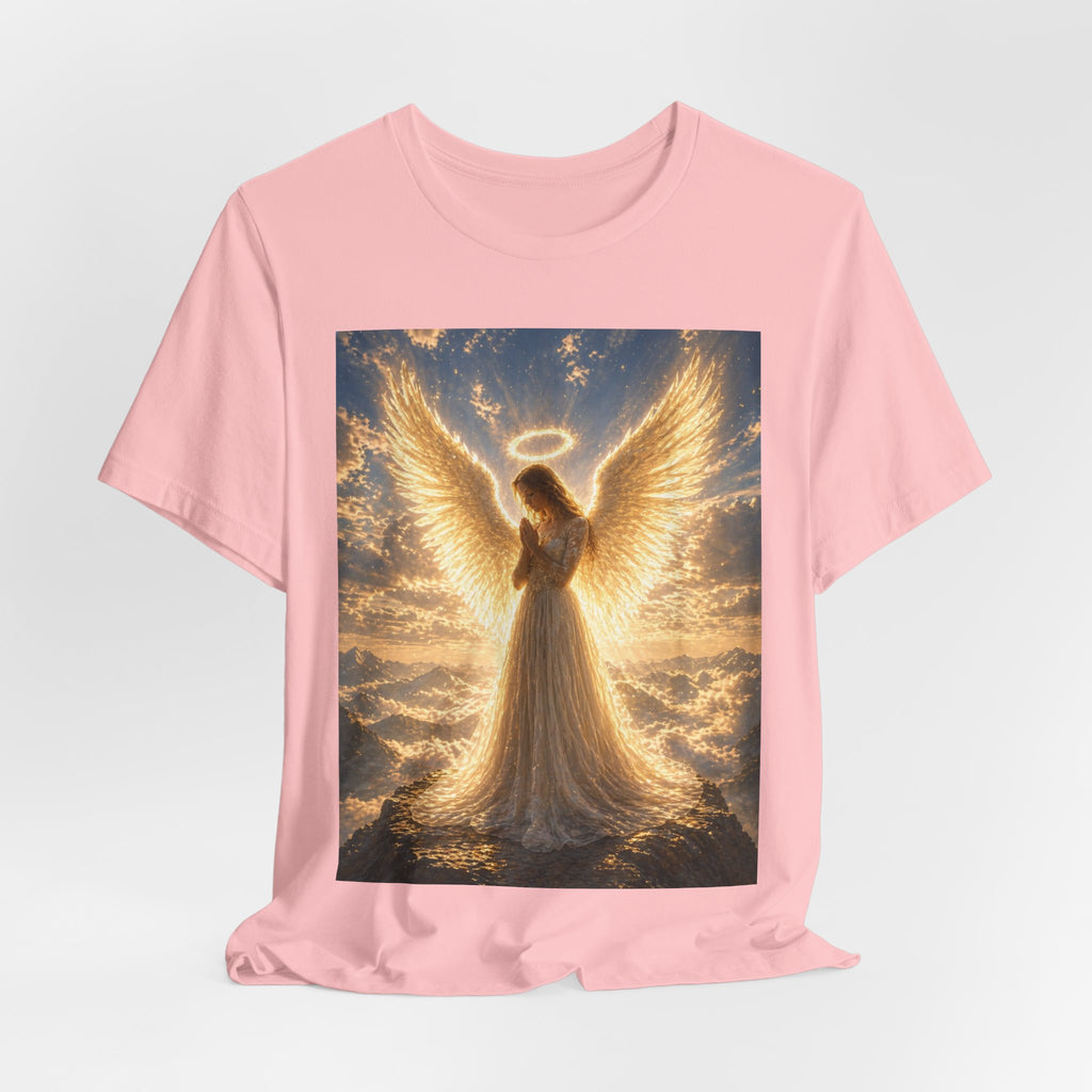 Angle praying Unisex Jersey Short Sleeve Tee
