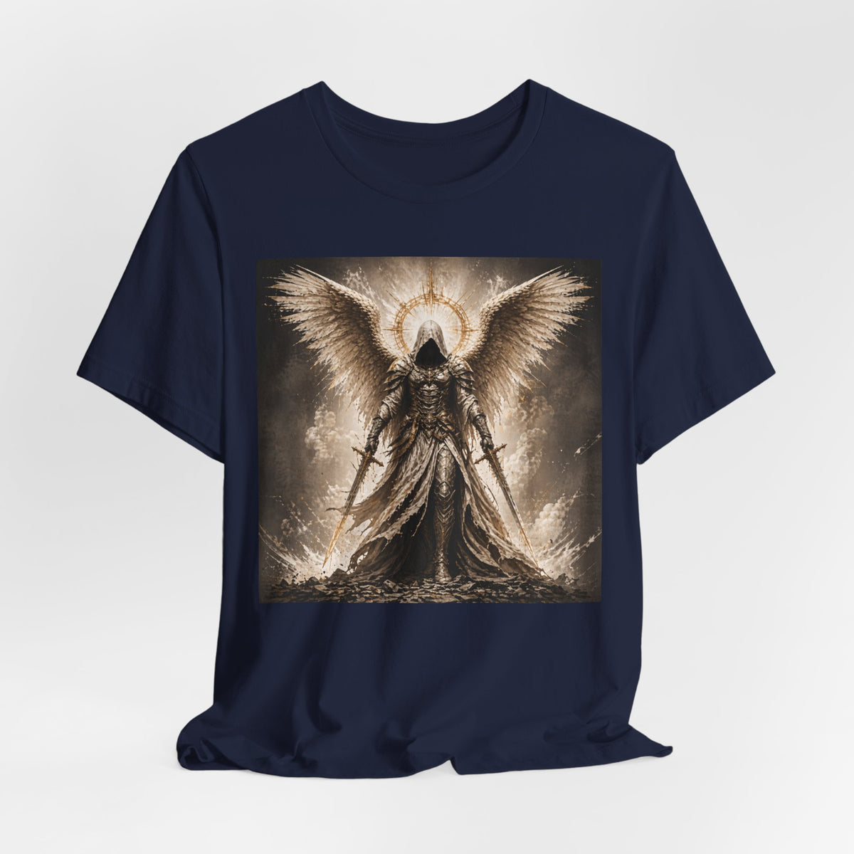Angel Warrior T-Shirt — Gothic Archangel Graphic Tee