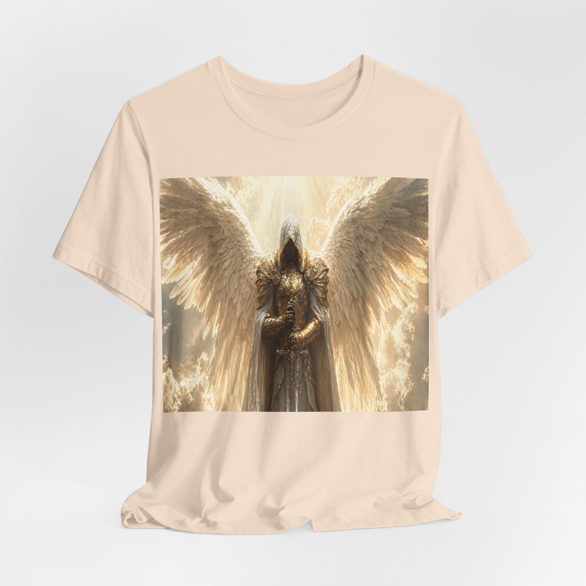 Guardian Angel Graphic Tee — Golden Archangel Design