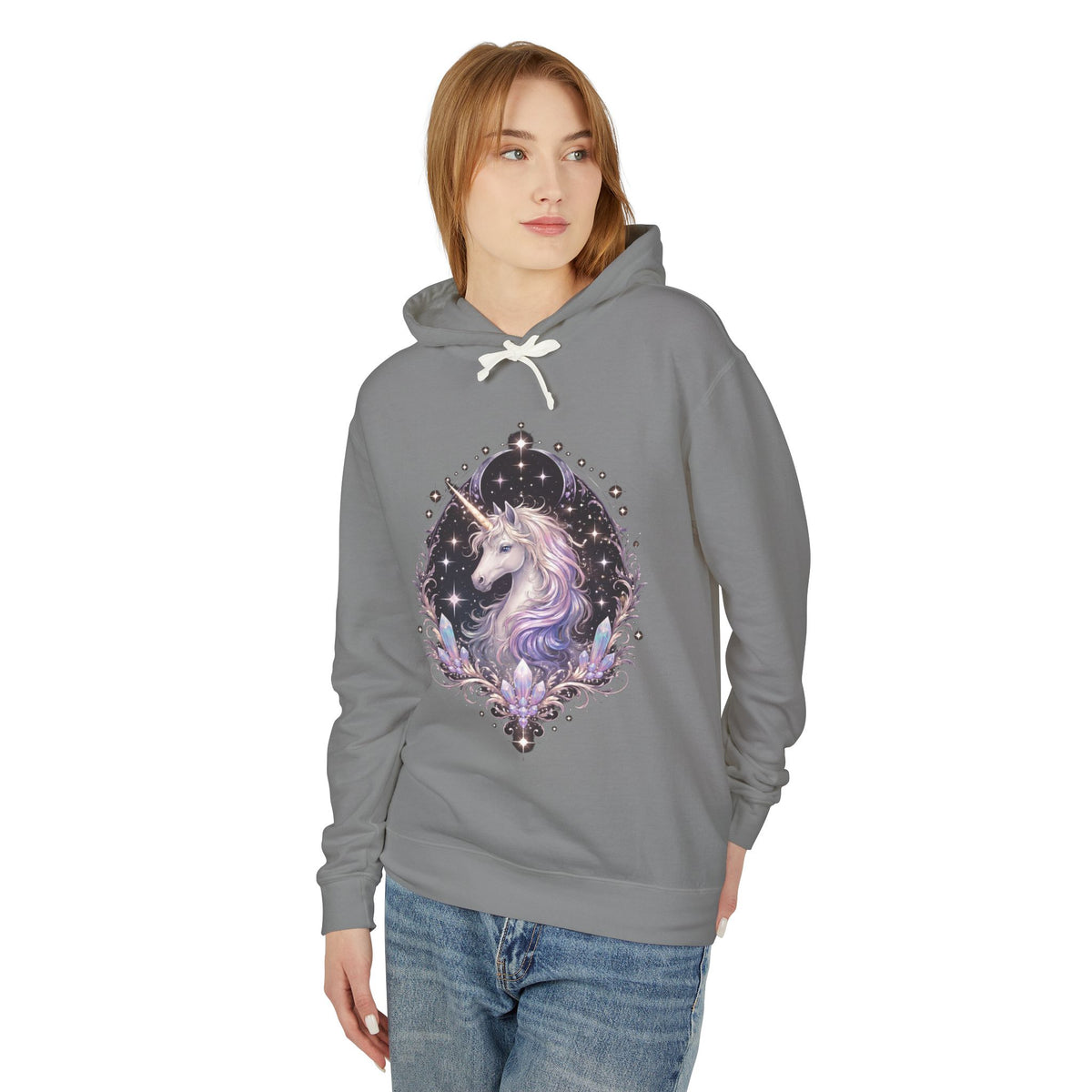 Mystic Unicorn Hoodie — Pastel Galaxy Horse Hooded Sweatshirt