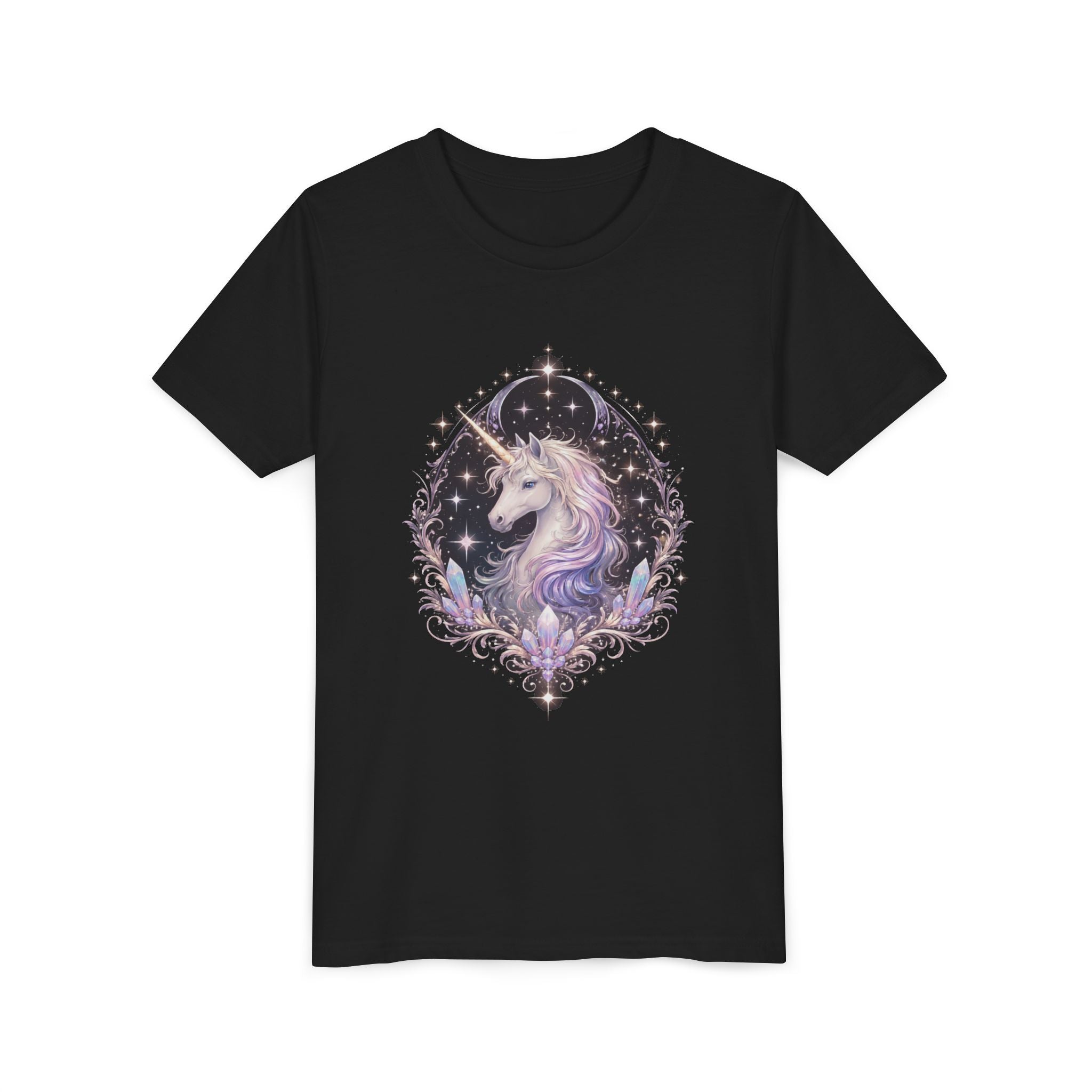 Youth Unicorn Tee — Magical Sparkle Design for Kids