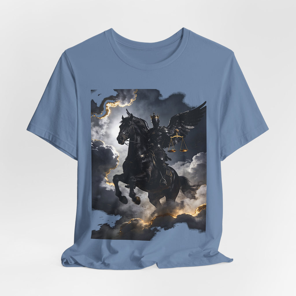 The black horse from Revelation 6:5-6 One of four T-shirt