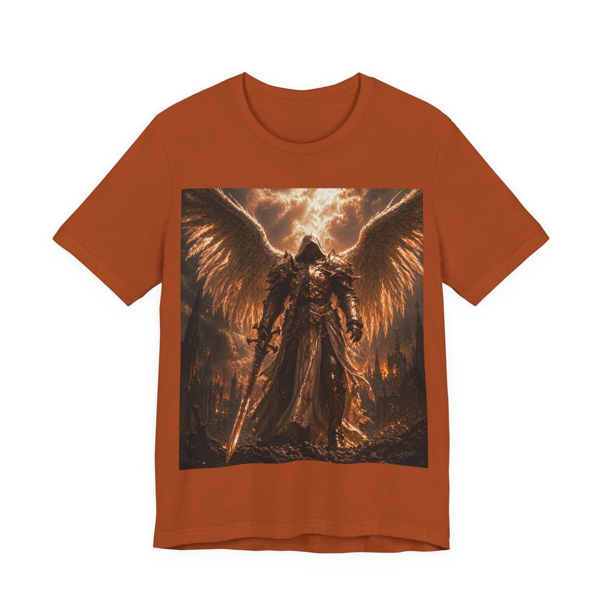 Guaredain Angle -Unisex Jersey Short Sleeve Tee -Warrior of God
