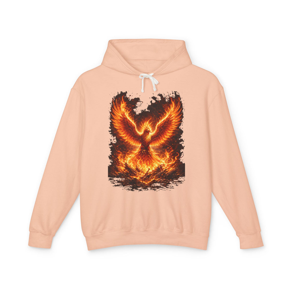 Phoenix Fire Hoodie – Flaming Phoenix Graphic Hooded Sweatshirt