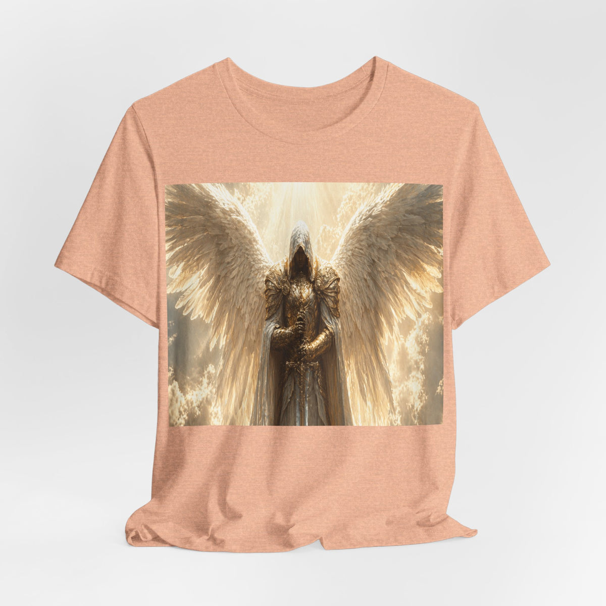 Guardian Angel Graphic Tee — Golden Archangel Design