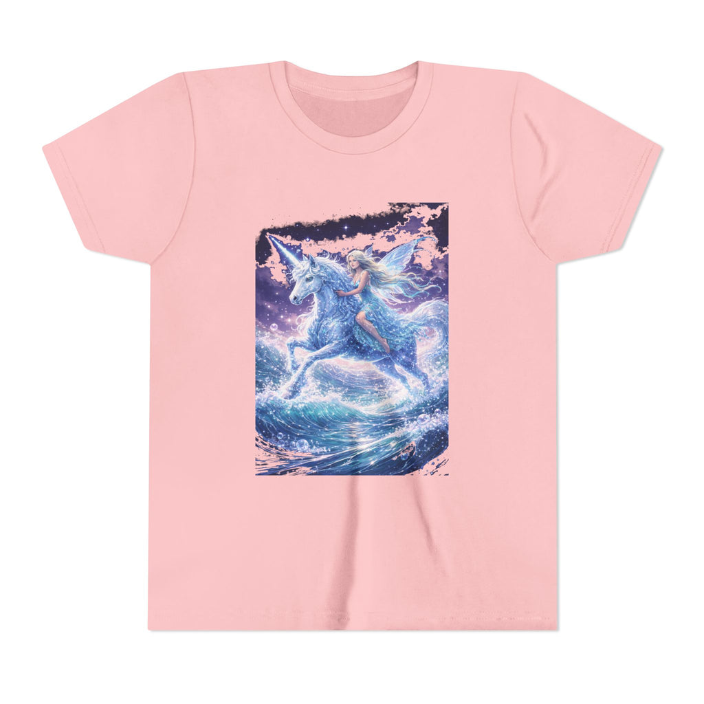 Youth Tee — Magical Unicorn Rider Fantasy Shirt