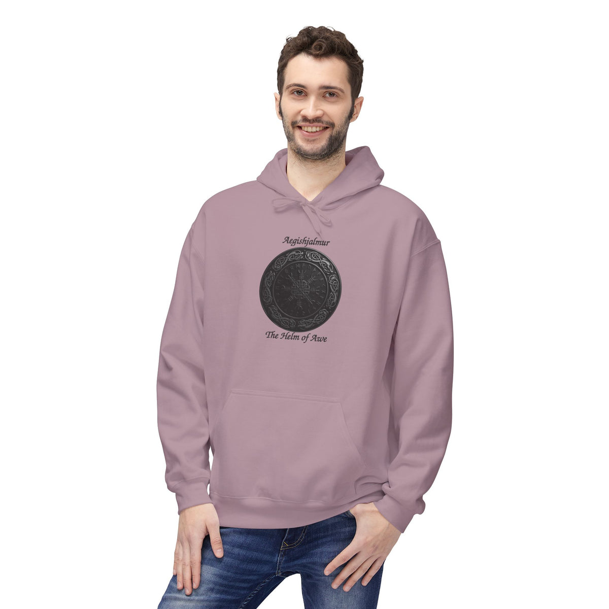 AegishjalmurThe Helm of Awe and Terror – Viking Symbols of protection. Hoodie