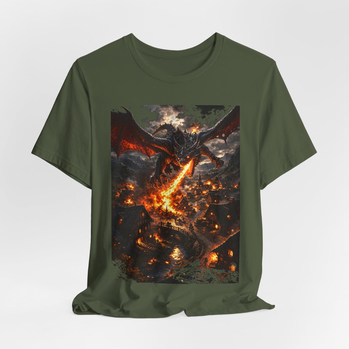 Dragon Fire T‑Shirt — Epic Fire‑Breathing Dragon Graphic Tee