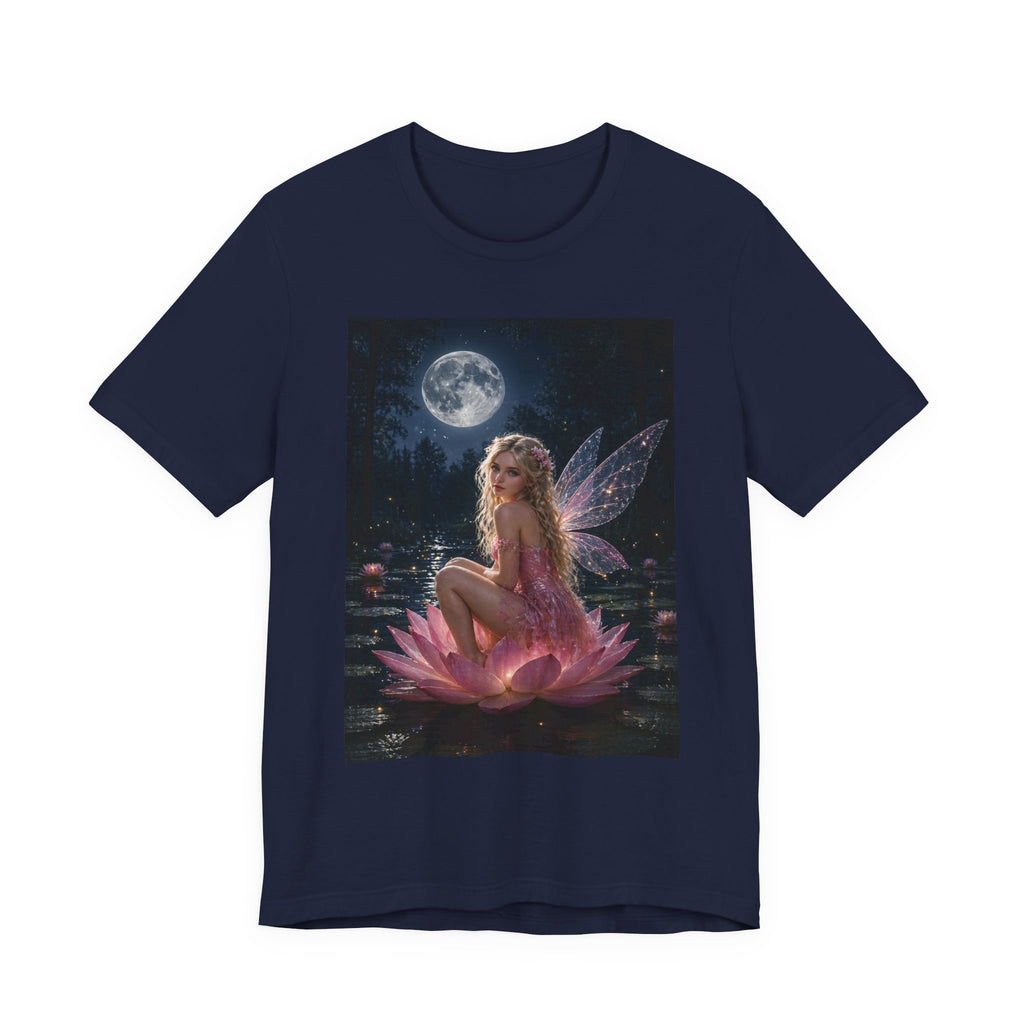 Moonlit Fairy T‑Shirt — Ethereal Lotus Fairy Graphic Tee