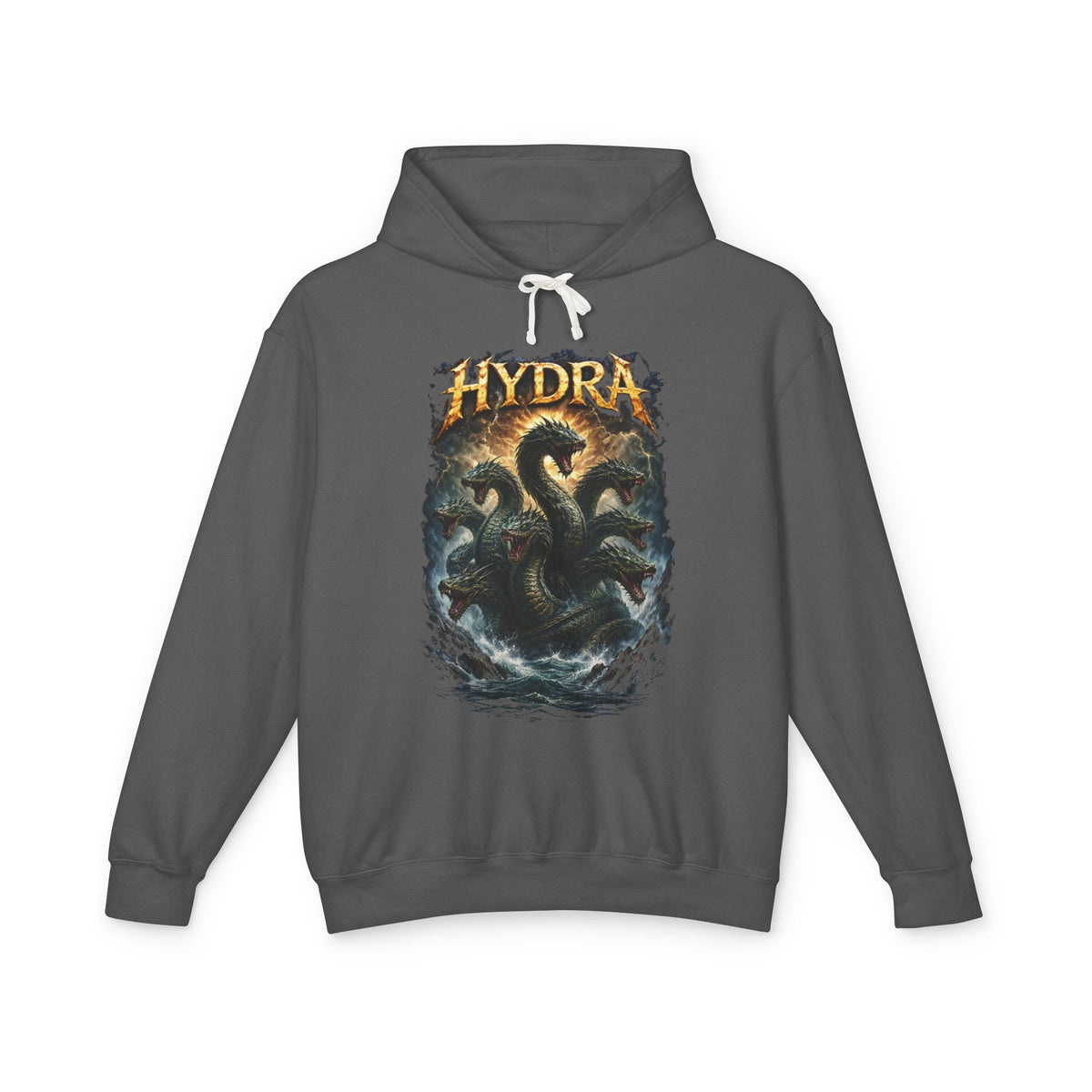 Hydra Monster Hoodie – Mythical Sea Serpent Graphic Sweatshirt