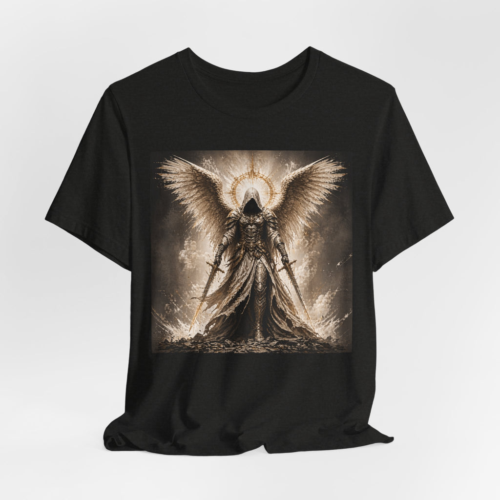 Angel Warrior T-Shirt — Gothic Archangel Graphic Tee