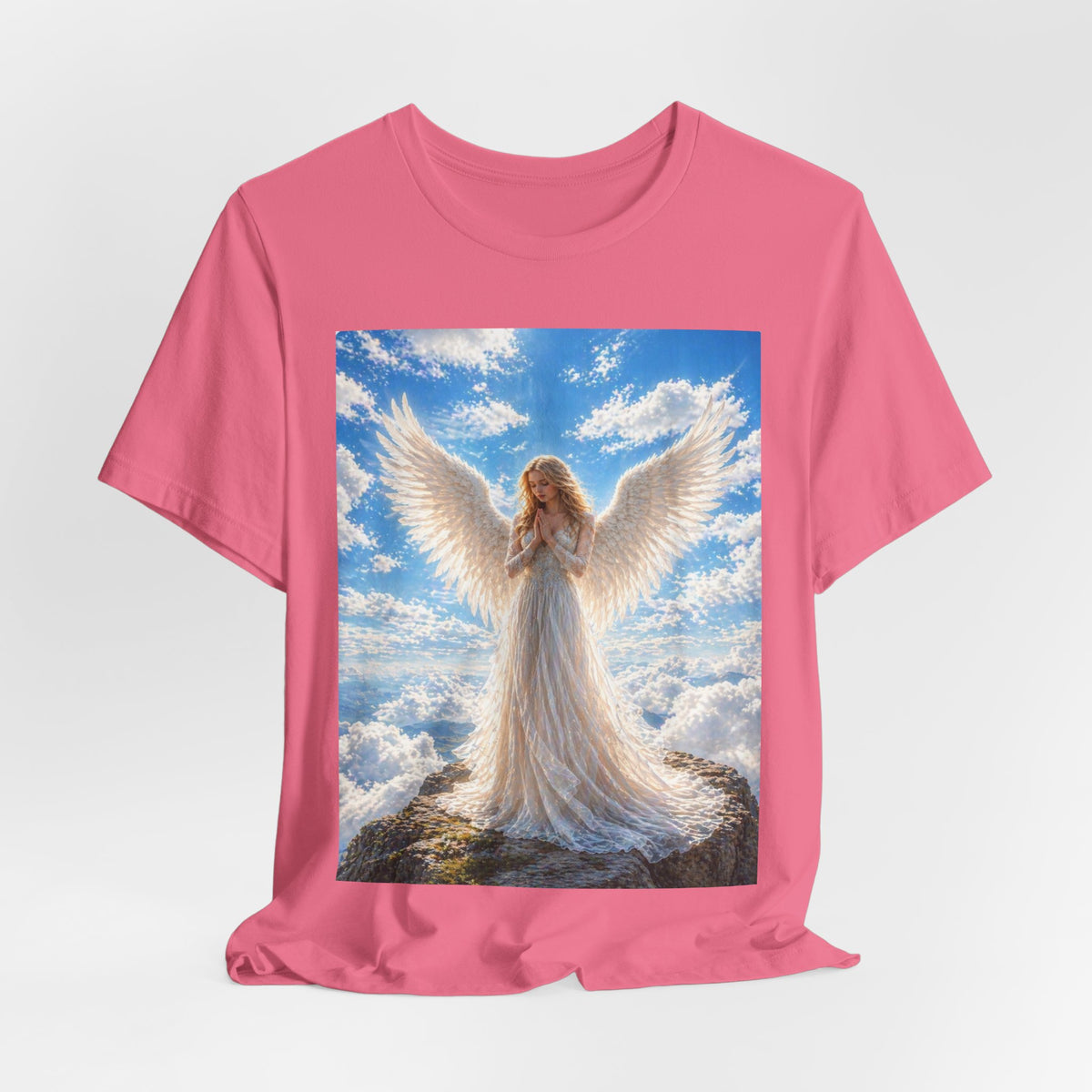 Angel Wings T-Shirt — Serene Guardian Angel Graphic Tee