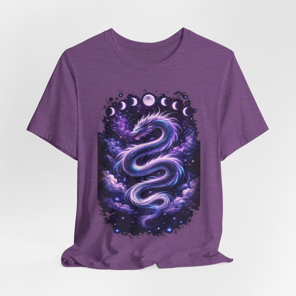 Mystic Moon Dragon T-Shirt — Cosmic Lunar Phases Tee