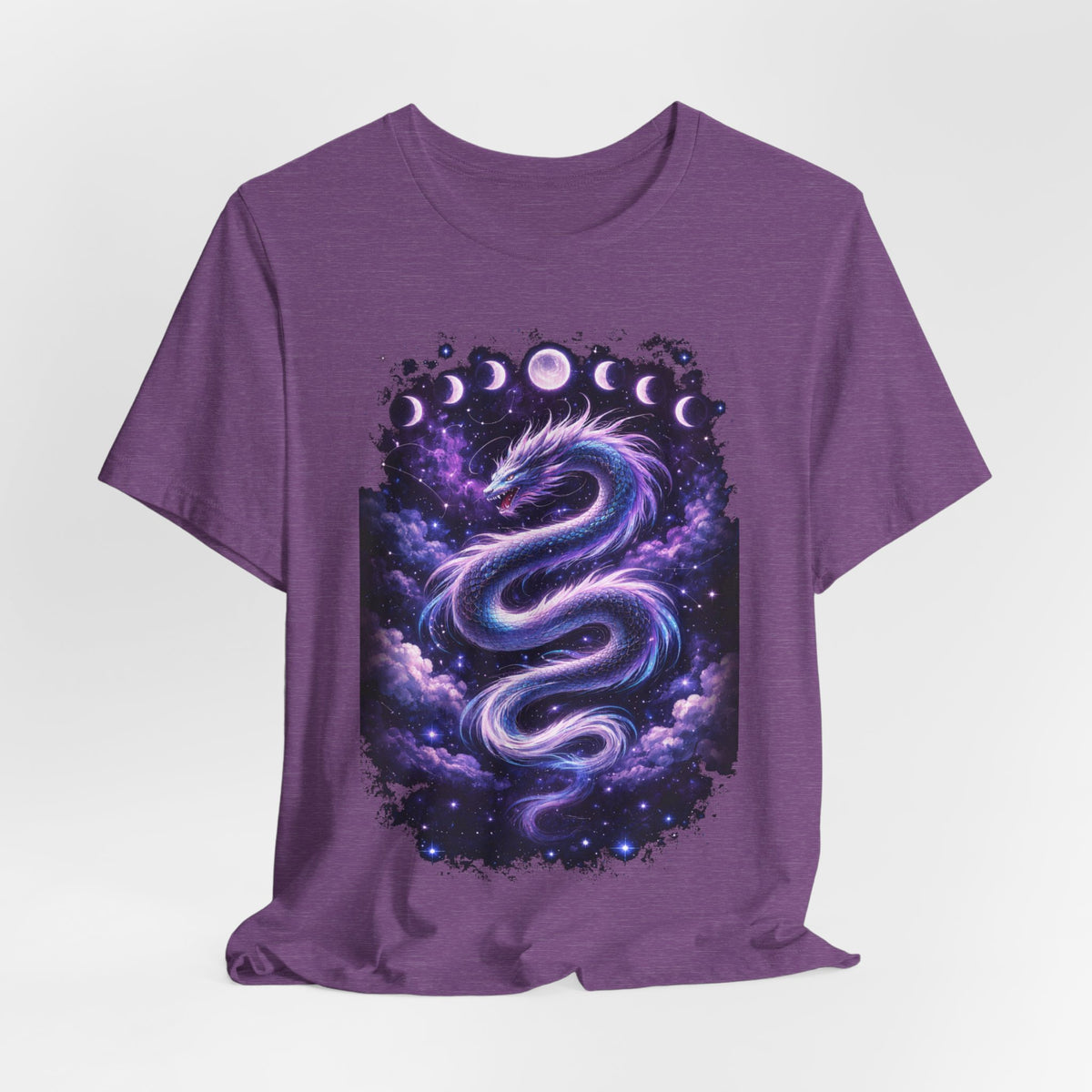 Mystic Moon Dragon T-Shirt — Cosmic Lunar Phases Tee
