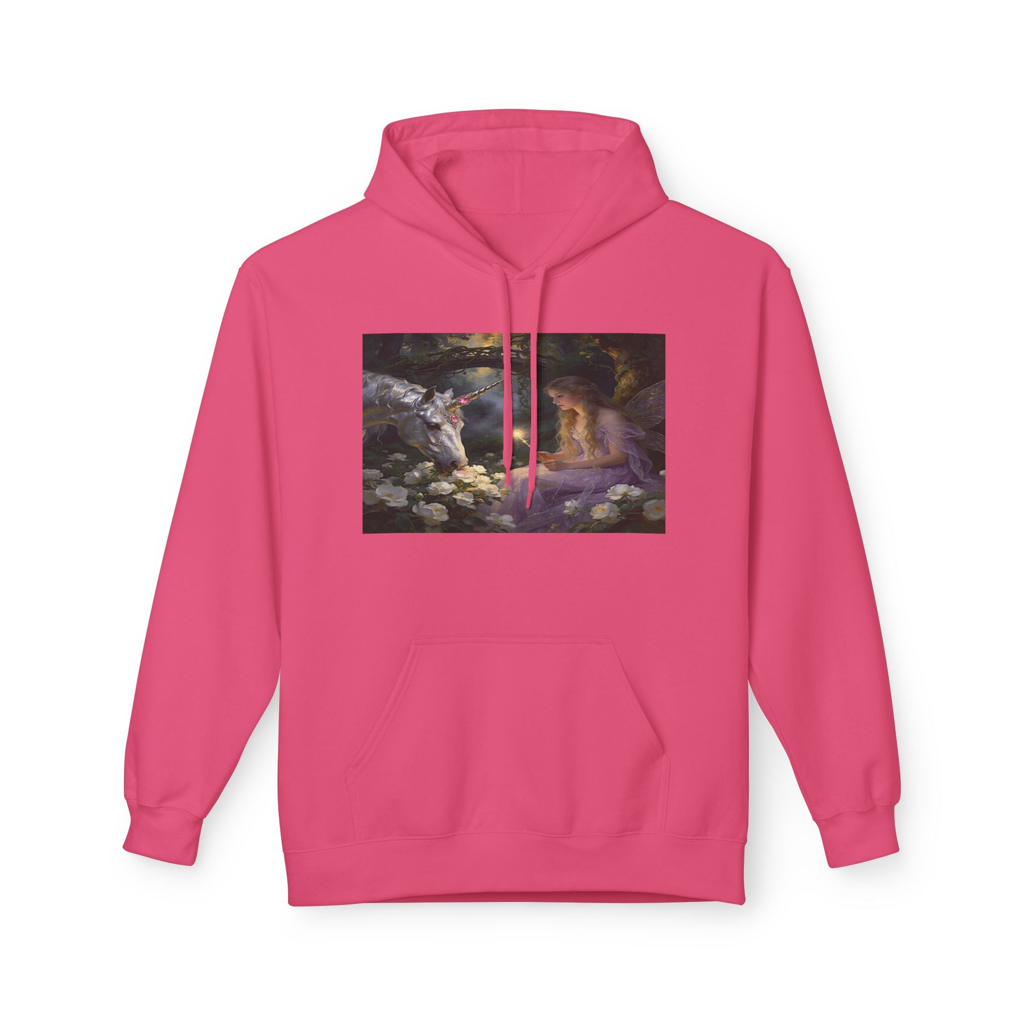 Fairy and Unicron cotton Hoodie — Vintage Painting Pullover