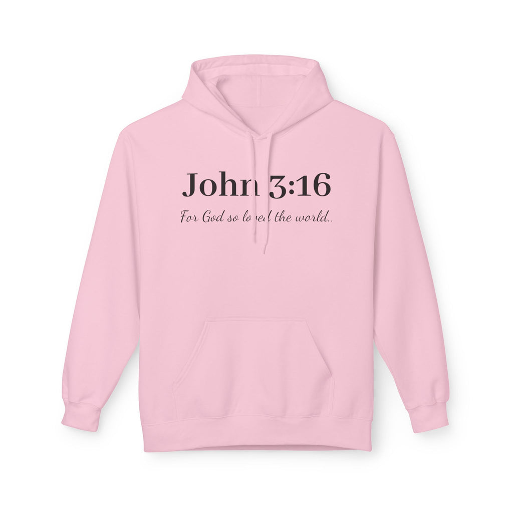 John 3:16 Scripture Hoodie — Faith-Based Christian Pullover