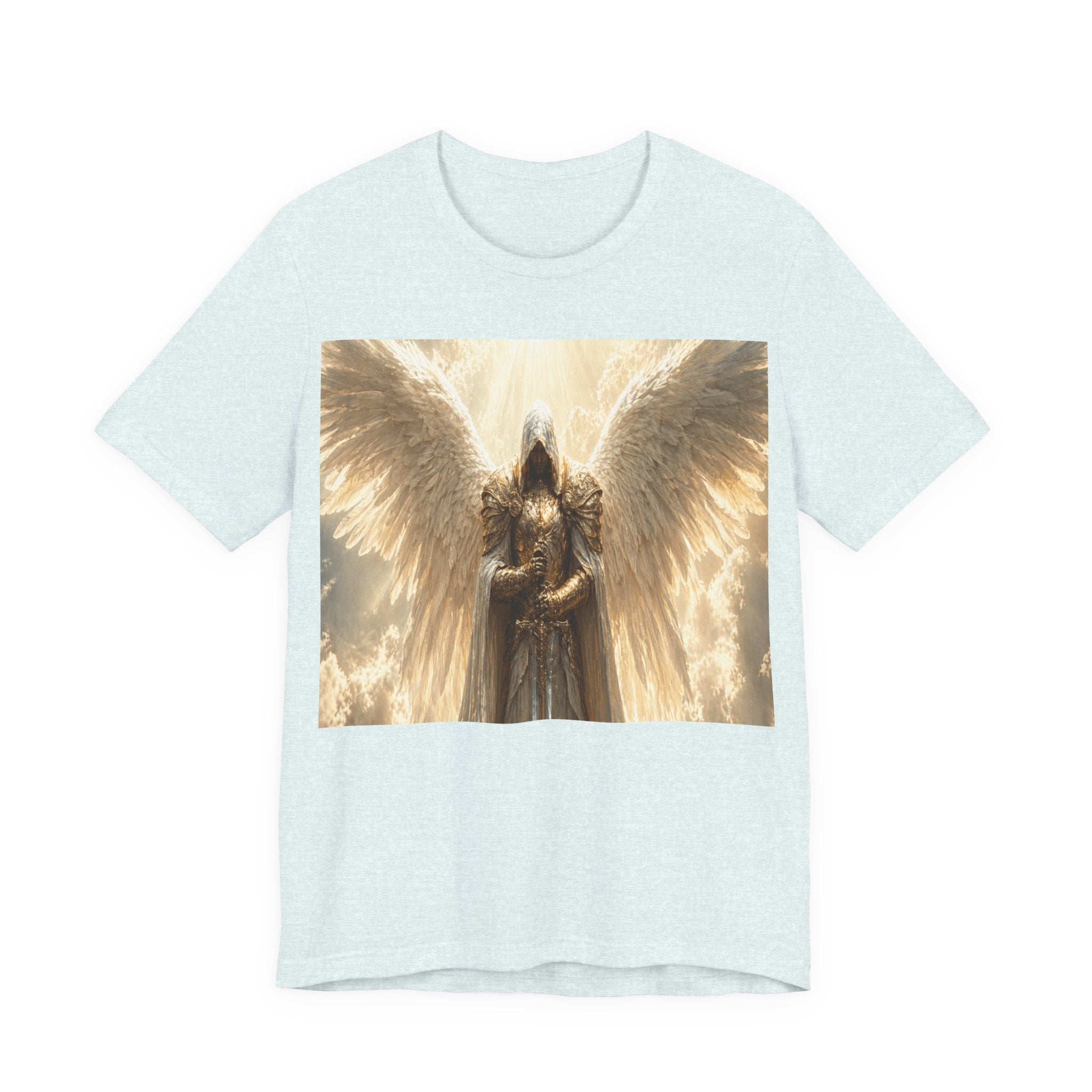Guardian Angel Graphic Tee — Golden Archangel Design