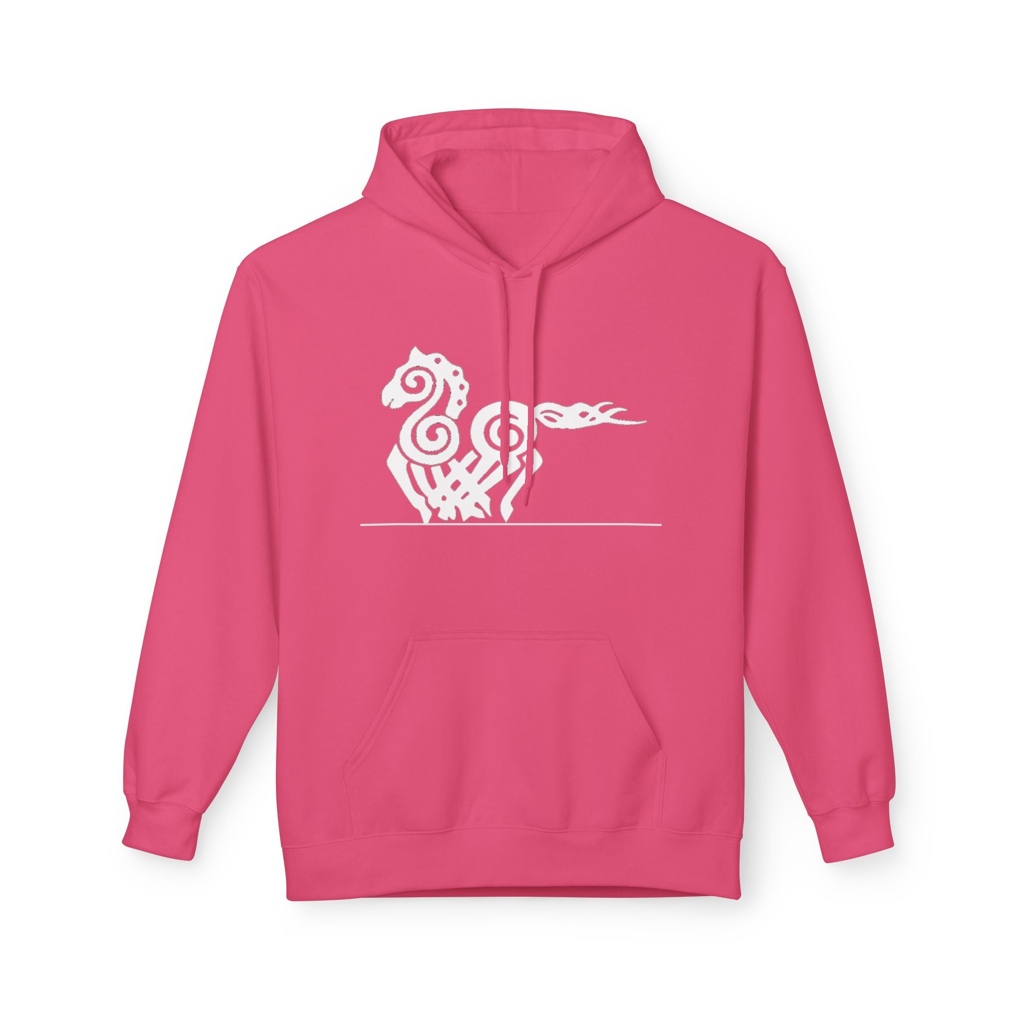 Viking  Hoodie — Nordic Myth Sea Creature Pullover
