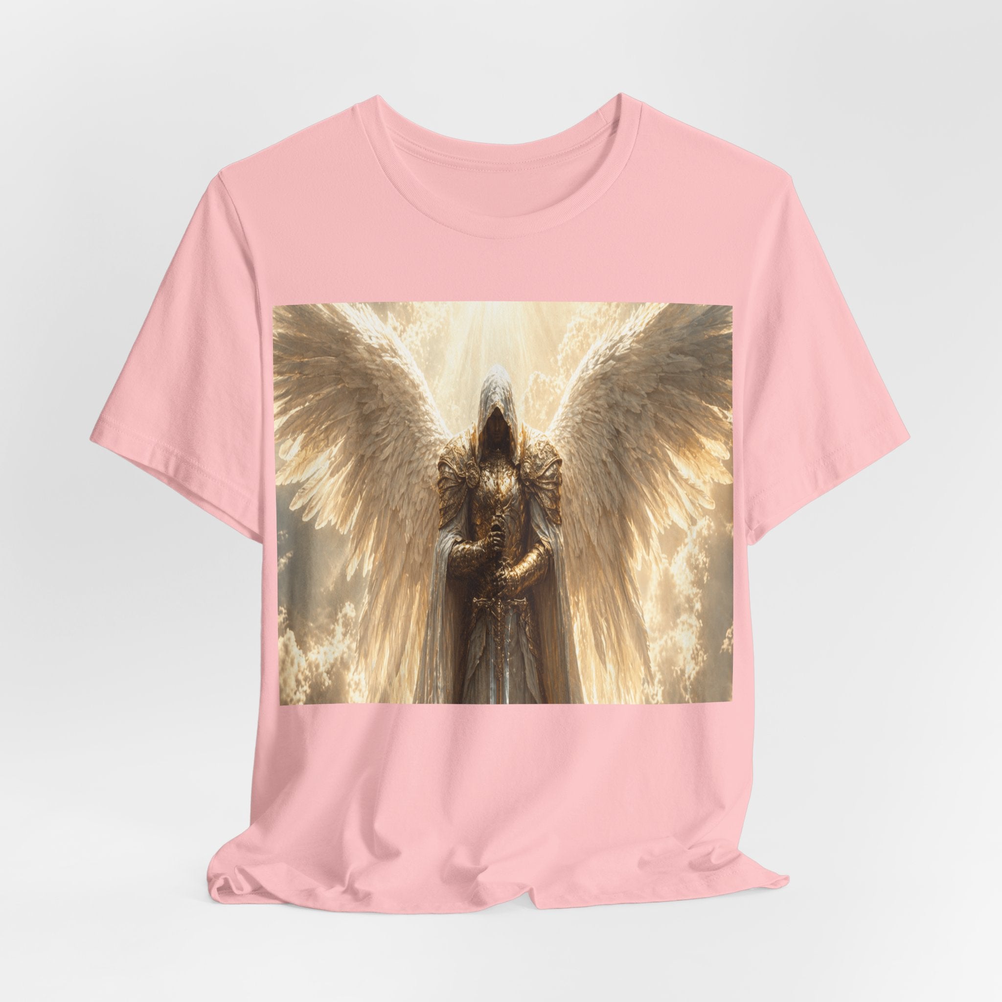 Guardian Angel Graphic Tee — Golden Archangel Design