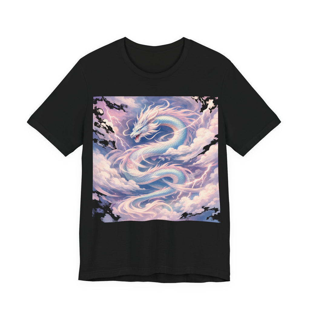 Pastel Sky Dragon T-Shirt — Ethereal Dragon Graphic Tee