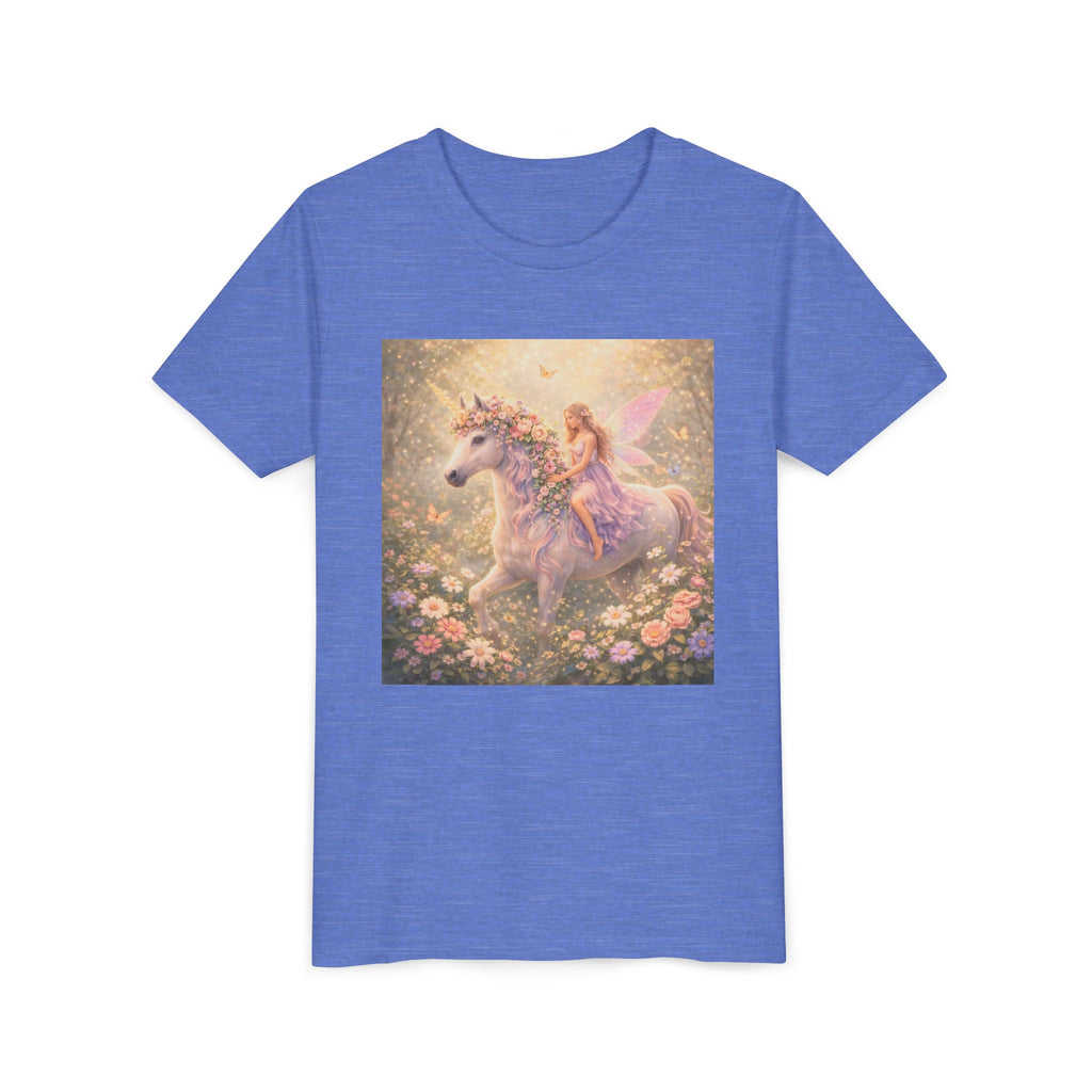 Youth Tee — Magical Unicorn Fairy Ride Kids T‑Shirt