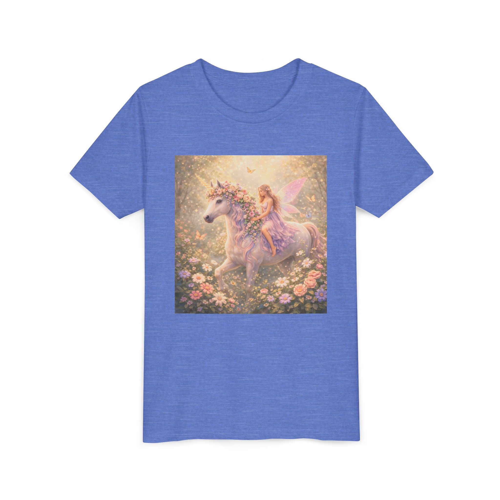 Youth Tee — Magical Unicorn Fairy Ride Kids T‑Shirt