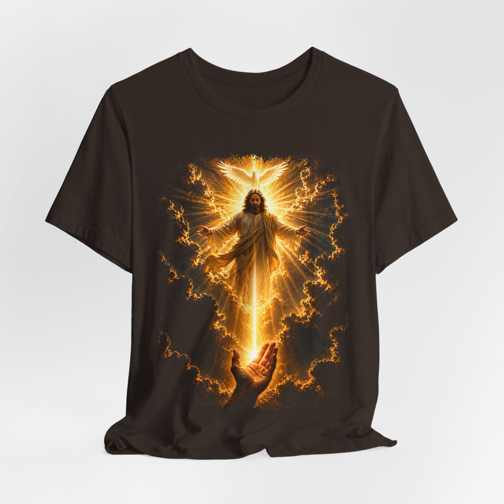 Jesus Ascension Tee — Radiant Resurrection Christian T‑Shirt