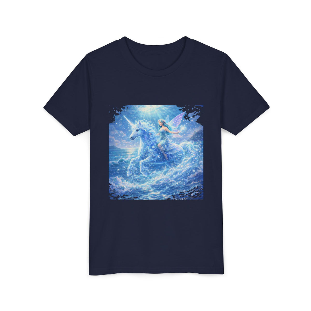 Magical Mermaid Unicorn Youth Tee – Fantasy Ocean Adventure Shirt