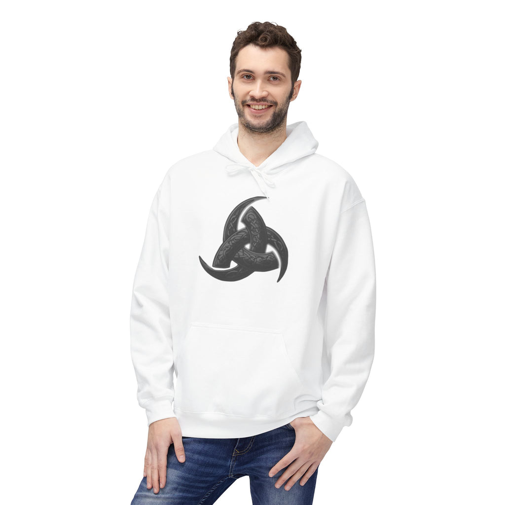 The Triple Horn of Odin is a Viking symbol  Fleece Hoodie