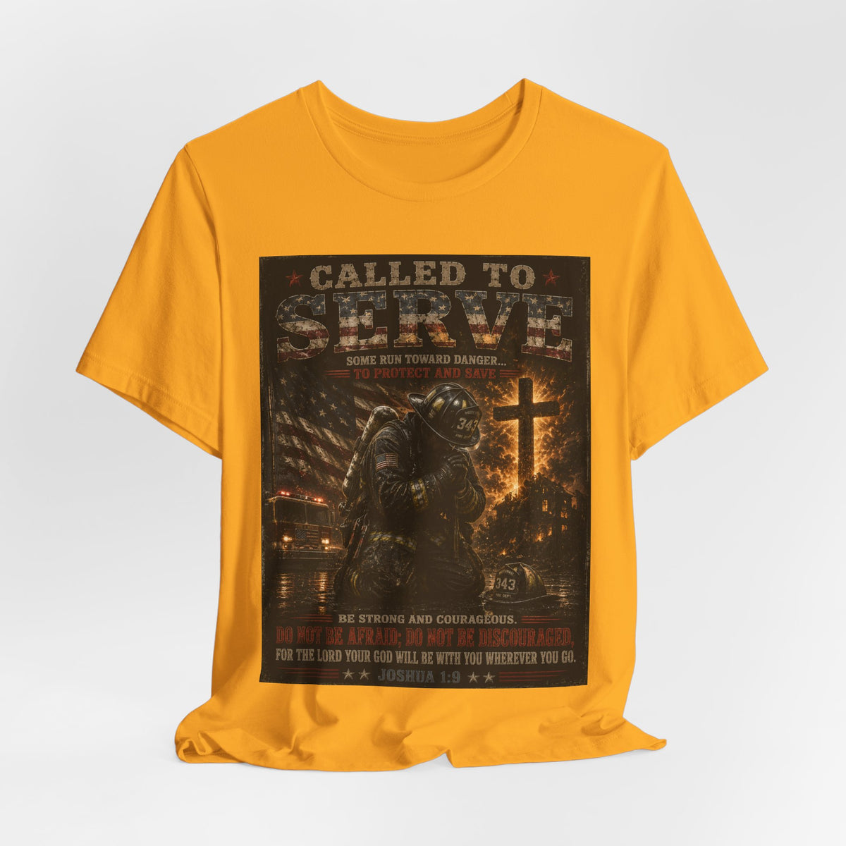 Called to Serve Graphic Tee — Military Christian Prayer T-Shirt
