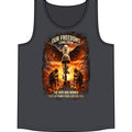 Patriotic Eagle Tank Top — "Our Freedoms Come From" Military Tribute