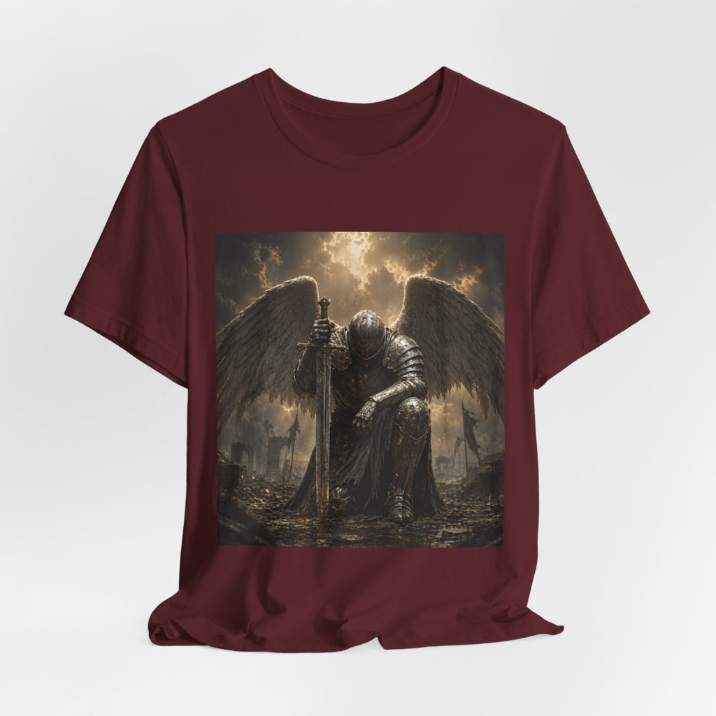 Angel Knight T-Shirt — Gothic Dark  Armor Tee