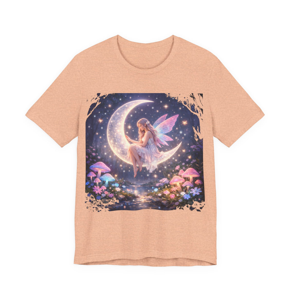 Fairy on the Moon T-Shirt — Magical Night Garden Fairy Tee
