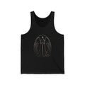 Gothic Angel Sword Tank Top — Dark Winged Guardian Graphic Tank