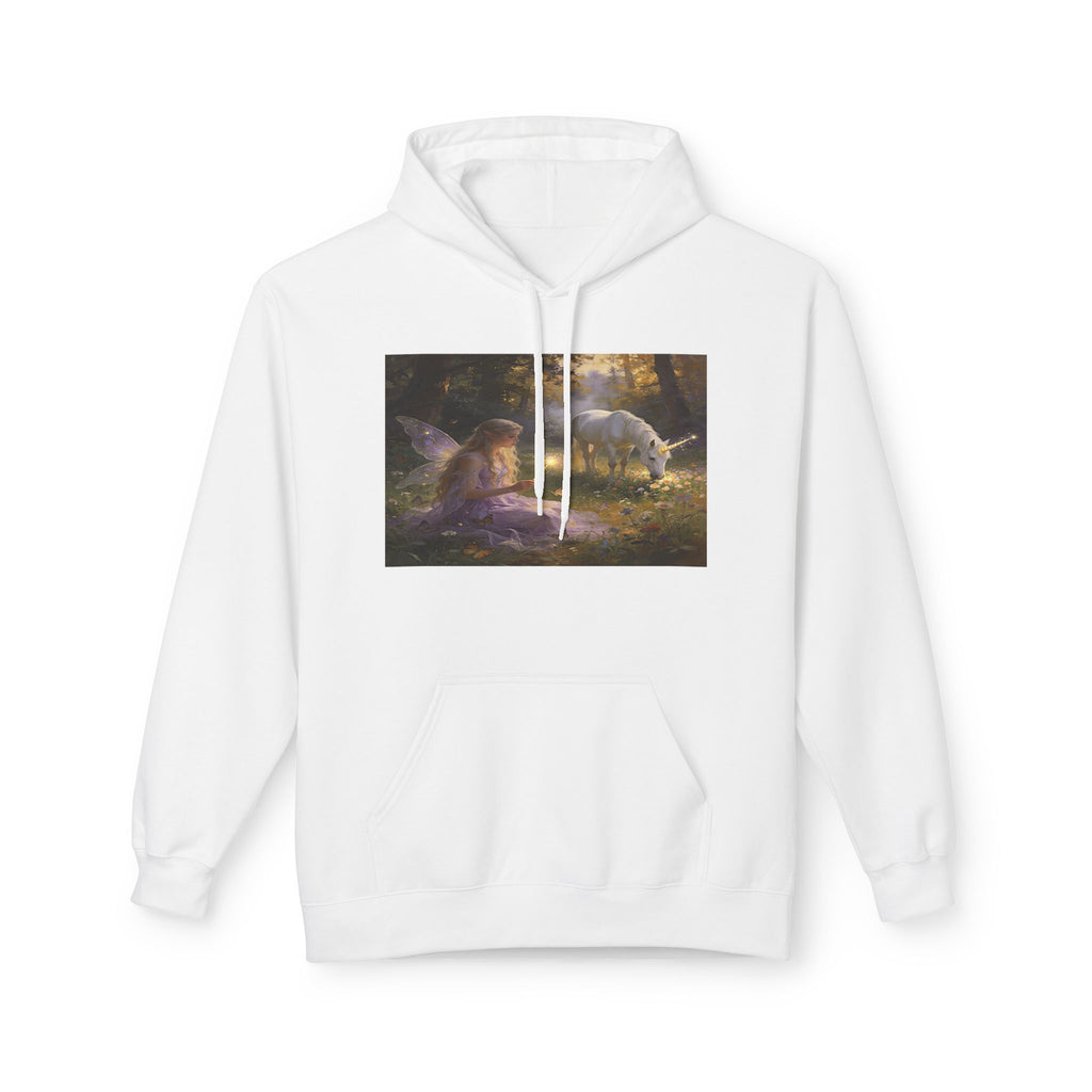 Mystical Unicorn Forest Hoodie — Ethereal Fantasy Art Pullover