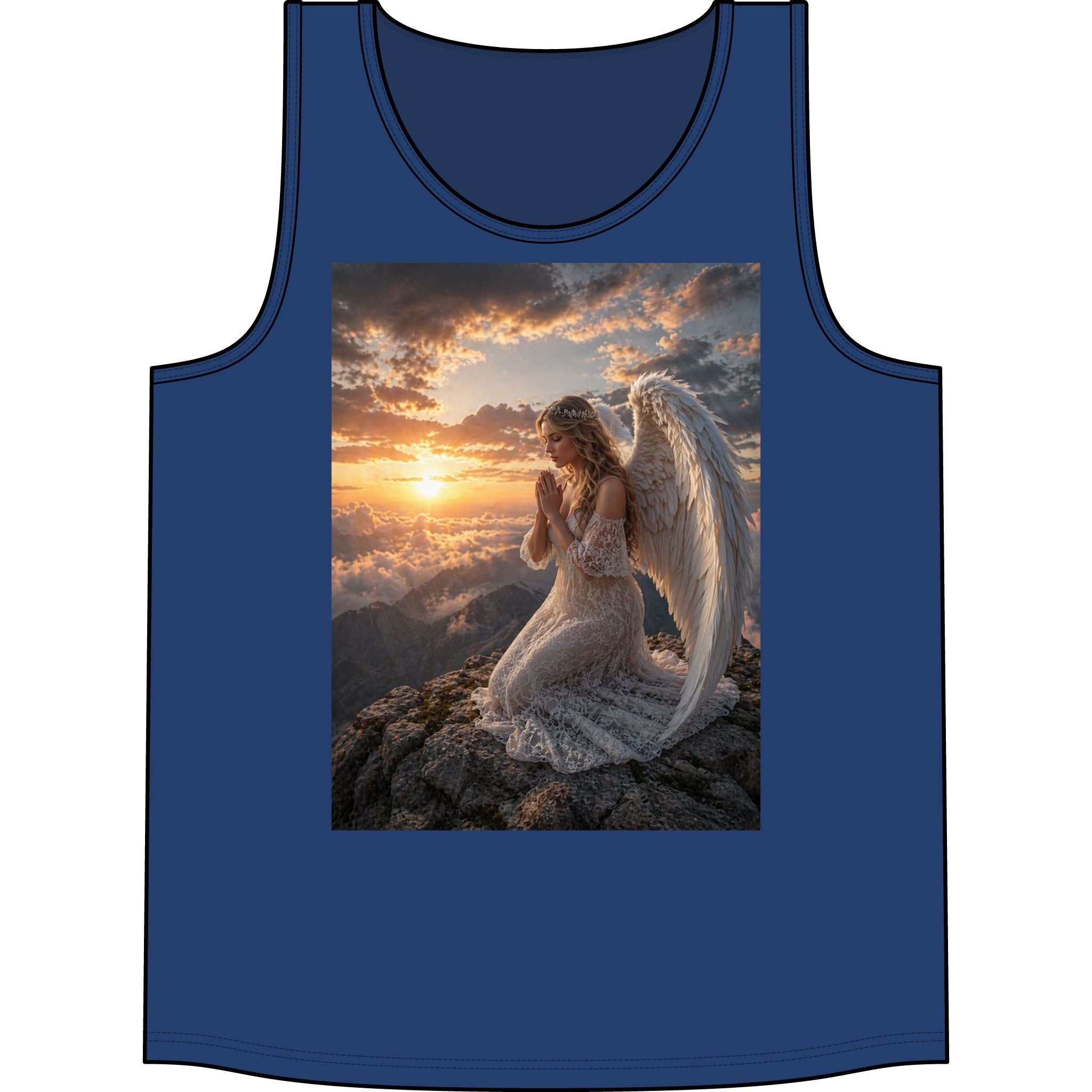 Guardain Angel Praying For Your Salvation