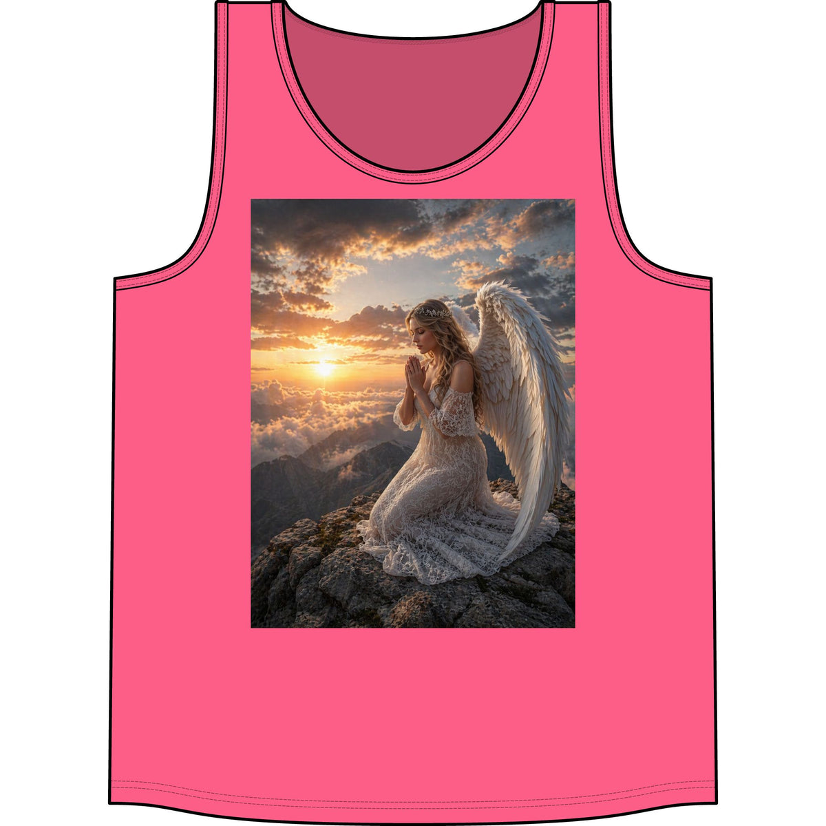 Guardain Angel Praying For Your Salvation