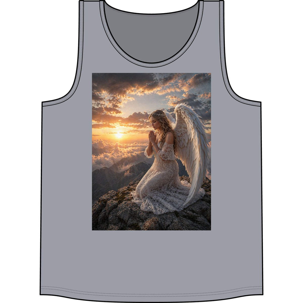Guardain Angel Praying For Your Salvation