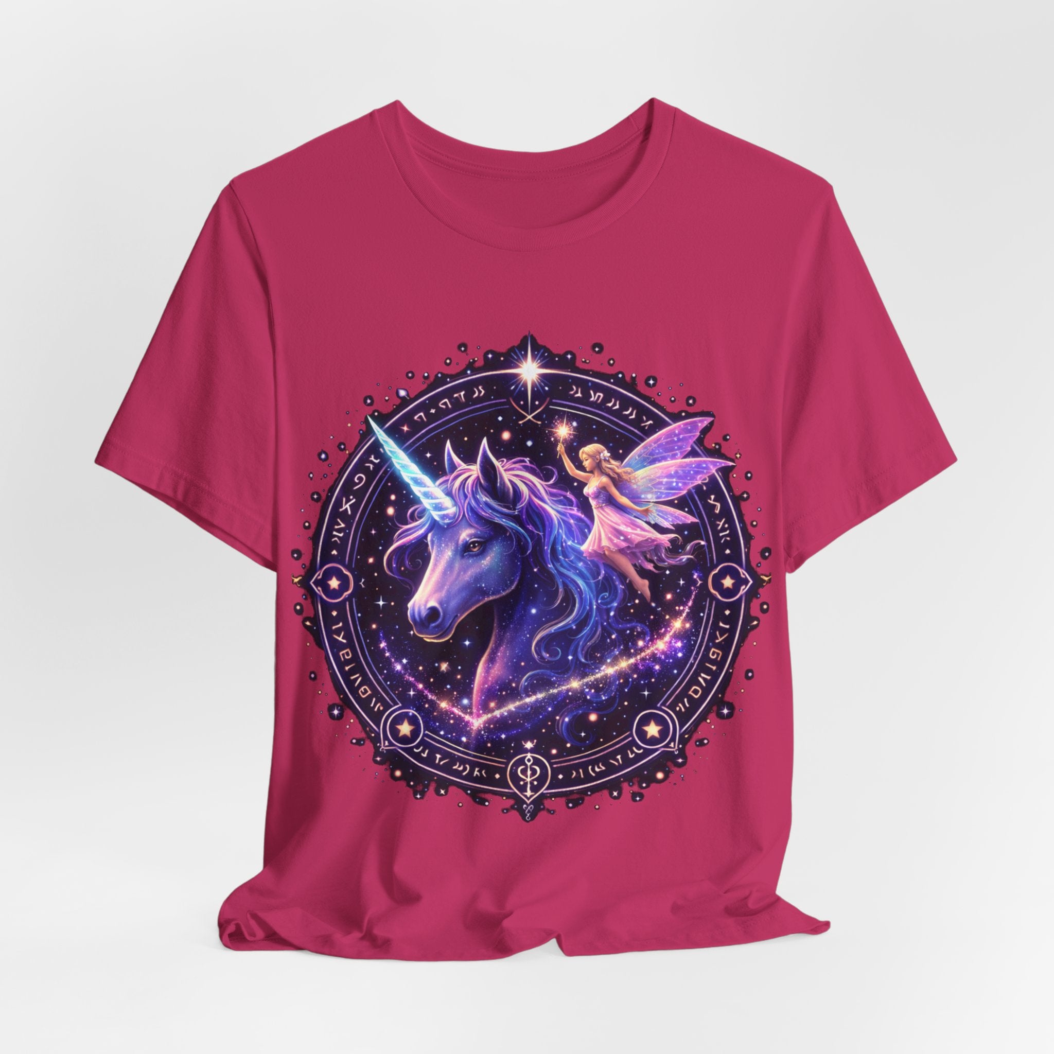 Unicorn & Fairy Galaxy Tee — Magical Fantasy Graphic T-Shirt
