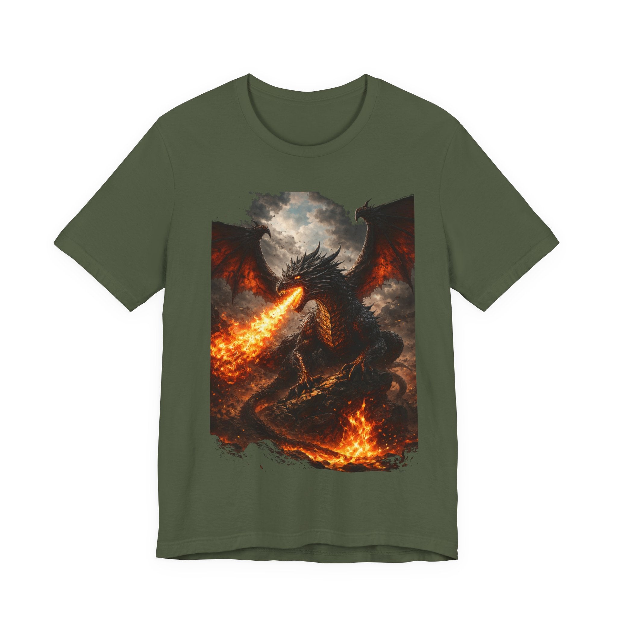 Dragon Fire T‑Shirt — Fiery Fantasy Graphic Tee