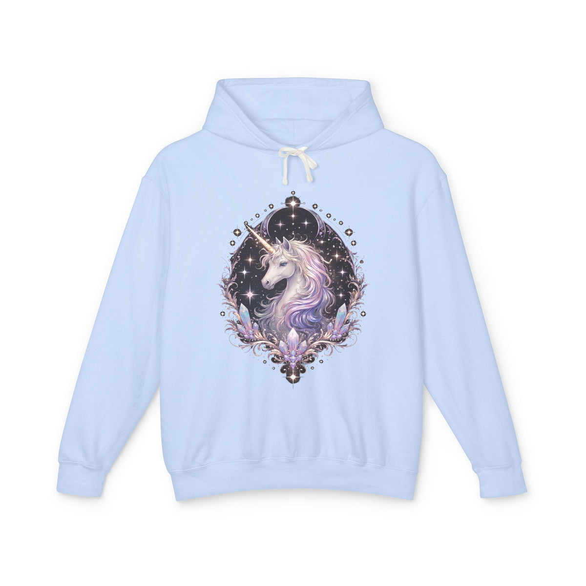 Mystic Unicorn Hoodie — Pastel Galaxy Horse Hooded Sweatshirt