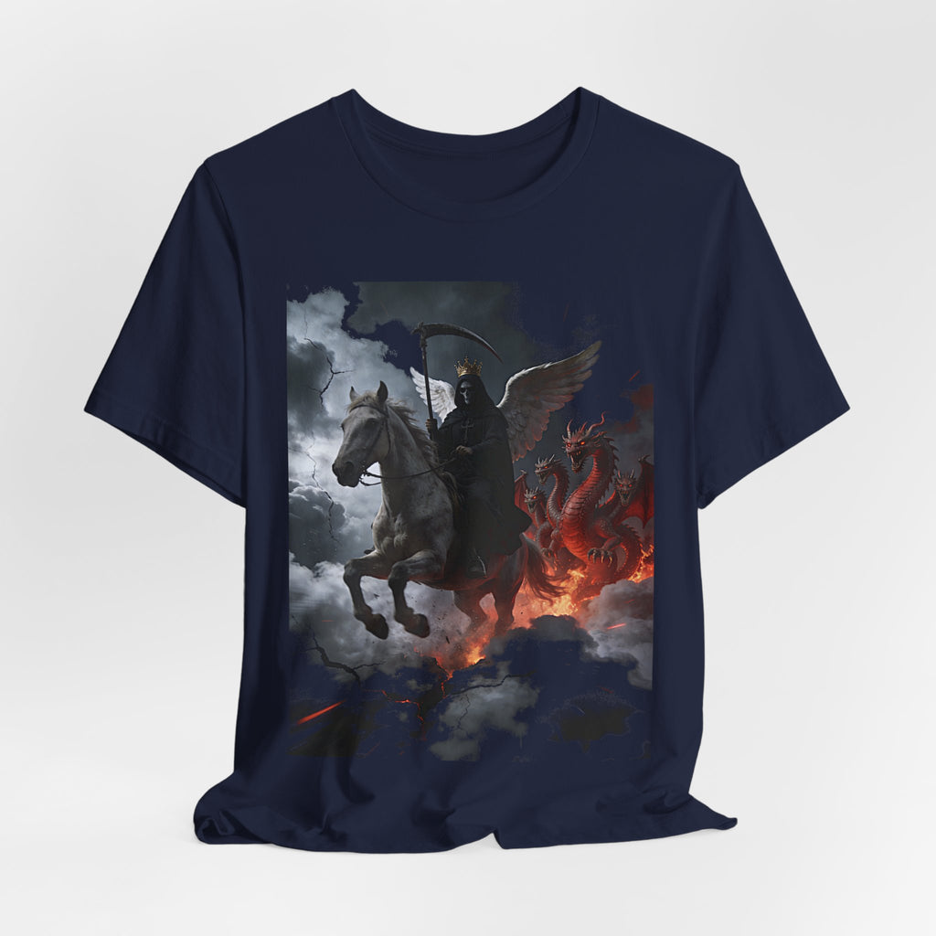 The Pale horse from Revelation 6:7-8-End of Times- Graphic T-Shirt