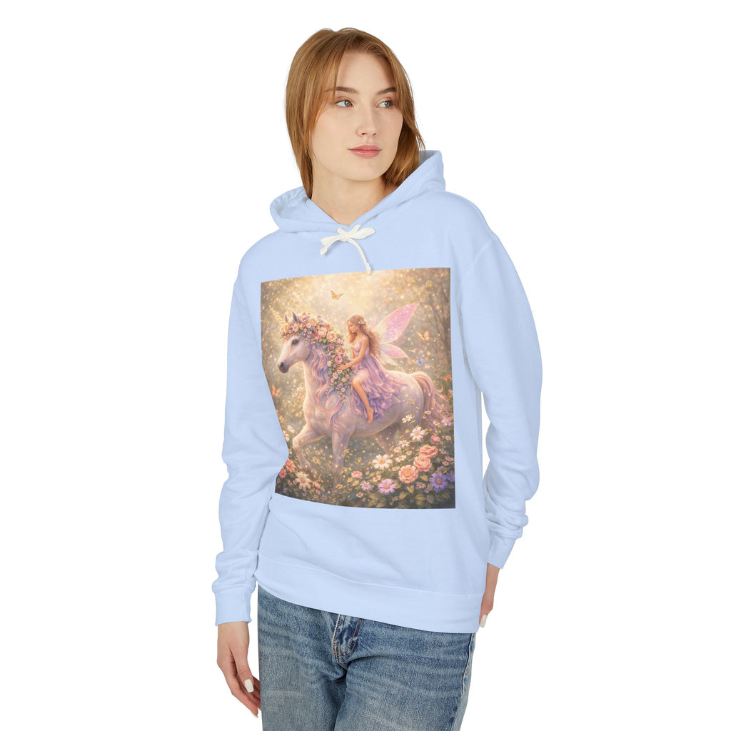 Fairy & Unicorn Hoodie — Whimsical Pastel Fantasy Pullover