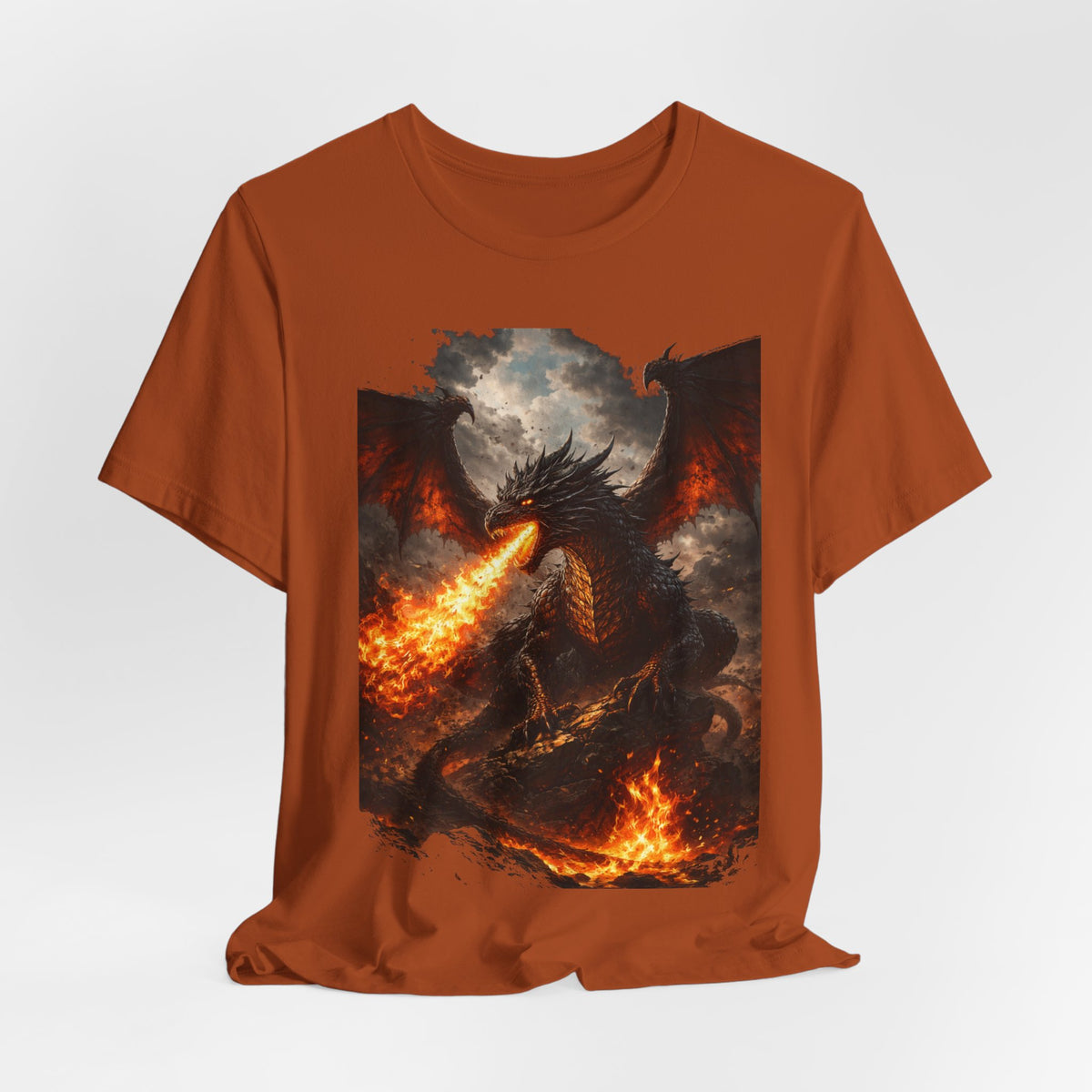Dragon Fire T‑Shirt — Fiery Fantasy Graphic Tee