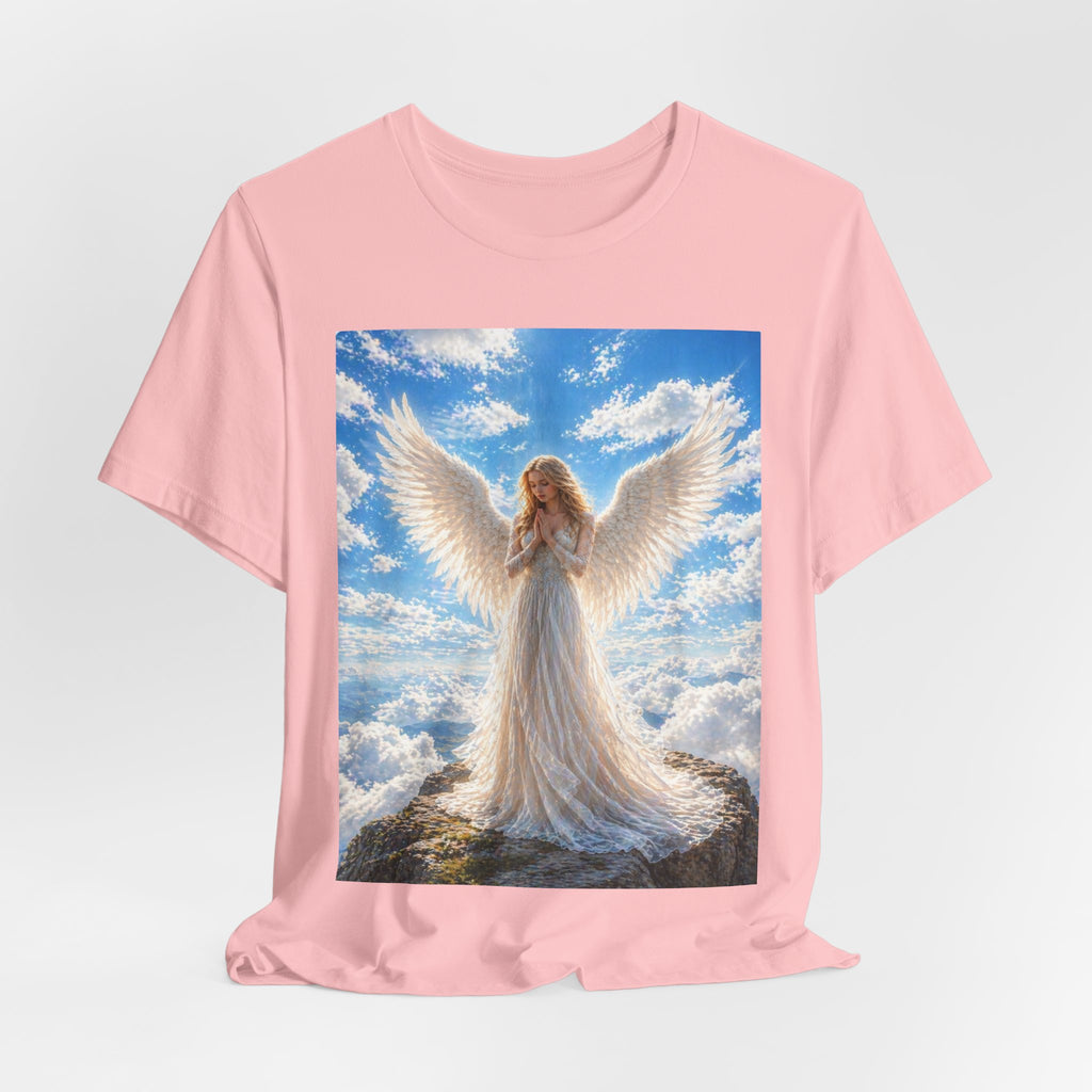 Angel Wings T-Shirt — Serene Guardian Angel Graphic Tee